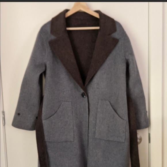 Petite Studio Reversible Elsa Wool Coat - Picture 7 of 9